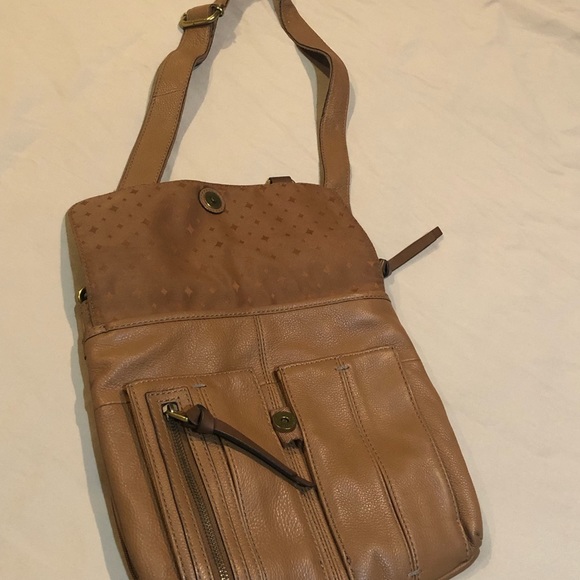 Gently Used Brown Leather Fossil Purse - Picture 3 of 4